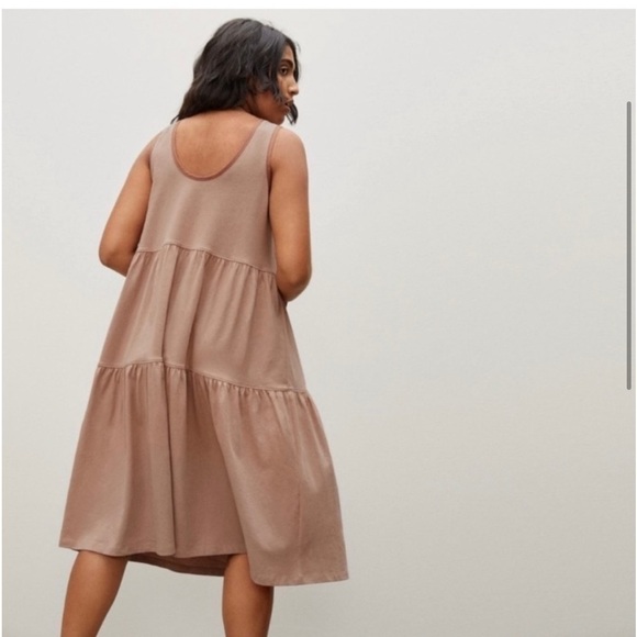 Everlane The Weekend Tiered Dress NWT - Picture 8 of 15